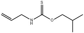 N-烯丙基-O-异丁基-硫氨酯, 86329-09-1, 结构式