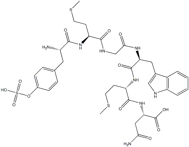 コレシストキニン(27-32)アミド 化学構造式