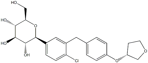 Empagliflozin (R)-Isomer Structure