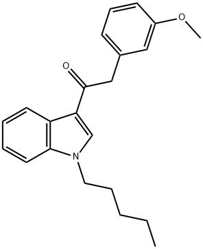 JWH 302 化学構造式