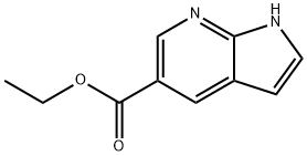 7-氮杂吲哚-5-甲酸乙酯, 864681-18-5, 结构式