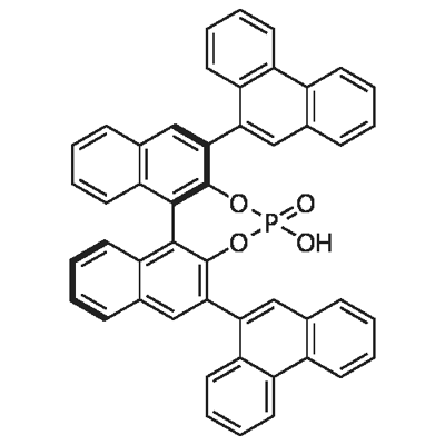 (11bR)-2,6-Di-9-phenanthrenyl-4-hydroxy-dinaphtho[2,1-d:1′,2′-f][1,3,2]dioxaphosphepin-4-oxide Structure