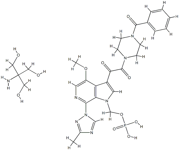 FOSTEMSAVIR TROMETHAMINE,864953-39-9,结构式