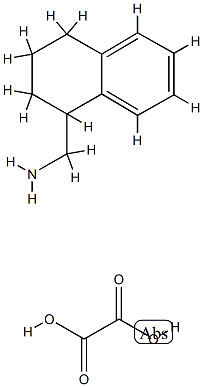 (1,2,3,4-四氢-1-萘基)甲胺草酸盐, 864962-08-3, 结构式