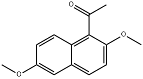 1-乙酰基-2,6-二甲氧基萘, 86539-77-7, 结构式