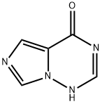 イミダゾ[5,1-F][1,2,4]トリアジン-4-オール 化学構造式