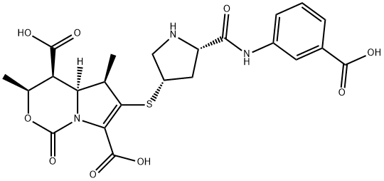 (3S,4S,4aS,5R)-6-[[(3S,5S)-5-[[(3-Carboxyphenyl)aMino]carbonyl]-3-pyrrolidinyl]thio]-3,4,4a,5-tetrahydro-3,5-diMethyl-1-oxo-1H-pyrrolo[1,2-c][1,3]oxazine-4,7-dicarboxylic Acid|厄他培南USP杂质A