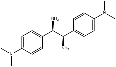 (1R,2R)-(+)-1,2-Bis(4-dimethylaminophenyl)ethylenediaminetetrahydrochloride Struktur