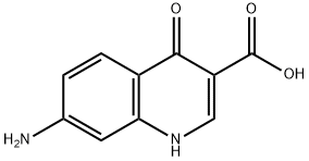 3-Quinolinecarboxylicacid,7-amino-1,4-dihydro-4-oxo-(9CI) Structure