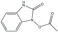 2H-Benzimidazol-2-one,1-(acetyloxy)-1,3-dihydro-(9CI) Structure