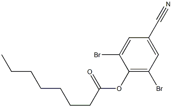 辛酰溴苯腈, 86702-80-9, 结构式