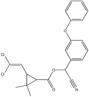 高效氯氰菊酯 结构式