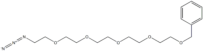 ベンジル-PEG5-アジド 化学構造式
