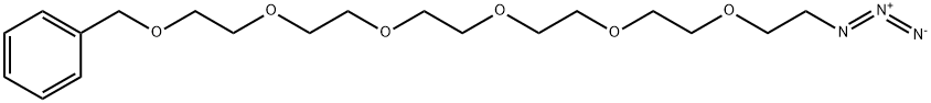 苄基五聚乙二醇-叠氮 结构式