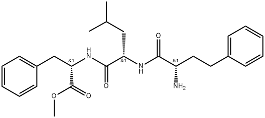 (alphaS)-alpha-Aminobenzenebutanoyl-L-leucyl-L-phenylalanine methyl ester Struktur