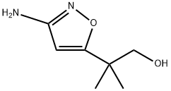 2-(3-AMINOISOXAZOL-5-YL)-2-METHYLPROPAN-1-OL 结构式