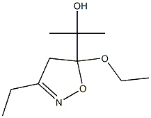 5-Isoxazolemethanol,5-ethoxy-3-ethyl-4,5-dihydro-alpha,alpha-dimethyl-(9CI) 结构式