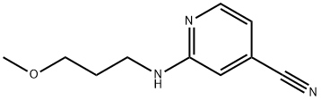 2-(3-MethoxypropylaMino)isonicotinonitrile Struktur