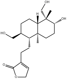 14-Deoxy-17-hydroxyandrographolide Structure