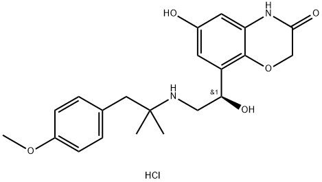 オロダテロール塩酸塩 化学構造式