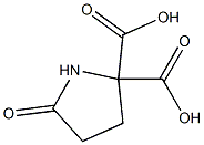 2,2-Pyrrolidinedicarboxylicacid,5-oxo-(6CI,9CI) Structure