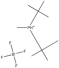 四氟硼酸二叔丁基甲基膦鎓盐 结构式