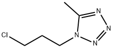 1-(3-chloropropyl)-5-methyl-1H-tetrazole(SALTDATA: FREE) Struktur