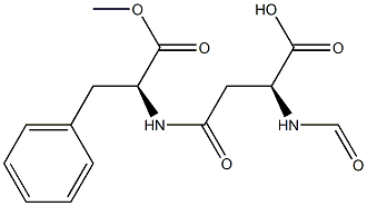 N-ホルミル-L-βAsp-L-Phe-OMe 化学構造式