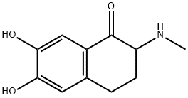 1(2H)-Naphthalenone,3,4-dihydro-6,7-dihydroxy-2-(methylamino)-(9CI) Struktur
