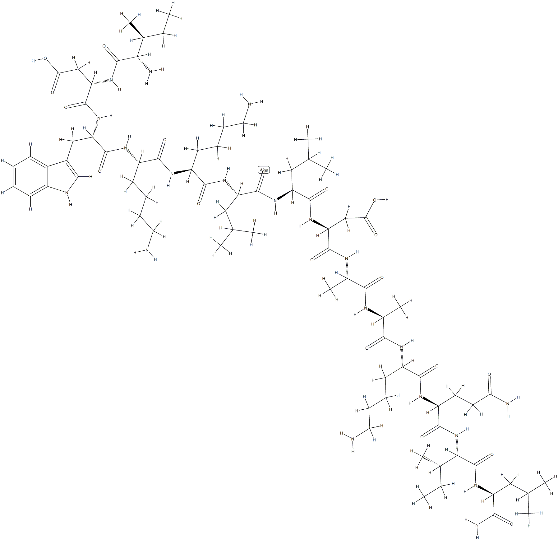 Polybia-MP1 trifluoroacetate salt Structure