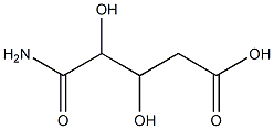 Glutaramic  acid,  -bta-,-gamma--dihydroxy-  (3CI) Structure