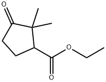 ethyl 2,2-diMethyl-3-oxocyclopentane-1-carboxylate Structure