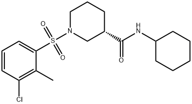 872506-67-7 (S)-1-((3-氯-2-甲基苯基)磺酰基)-N-环己基哌啶-3-甲酰胺