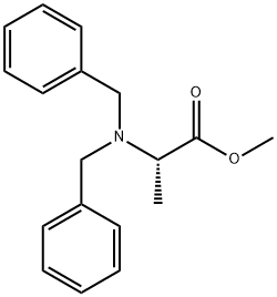 methyl dibenzyl-L-alaninate Structure