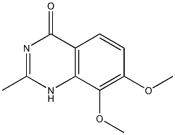 4(3)-Quinazolone,  7,8-dimethoxy-2-methyl-  (4CI) Structure