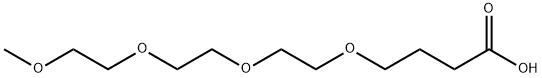 m-PEG4-(CH2)3-acid Structure