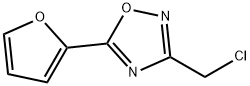 3-(chloromethyl)-5-(2-furyl)-1,2,4-oxadiazole(SALTDATA: FREE) 结构式