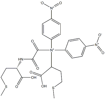 oxalylbis(methionyl-4-nitrophenyl ester) Struktur