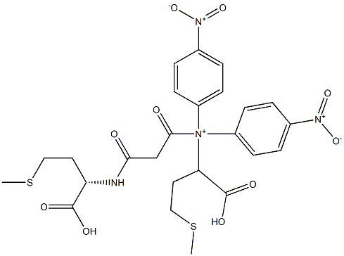 malonylbis(methionyl-4-nitrophenyl ester) Struktur