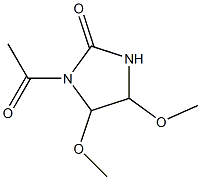 2-Imidazolidinone  1-acetyl-,  4,5-dimethoxy-  (7CI) Structure