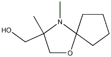 1-Oxa-4-azaspiro[4.4]nonane-3-methanol,3,4-dimethyl-(9CI) Structure