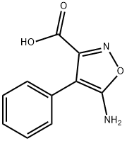 3-Isoxazolecarboxylicacid,5-amino-4-phenyl-(9CI) Struktur