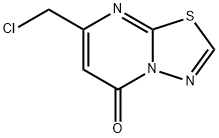7-(chloromethyl)-5H-[1,3,4]thiadiazolo[3,2-a]pyrimidin-5-one(SALTDATA: FREE) Struktur