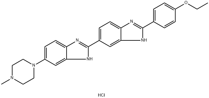 bisBenziMide H 33342 trihydrochloride Structure
