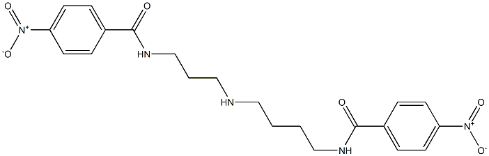 N(1),N(10)-bis(4-nitrobenzoyl)spermidine Structure