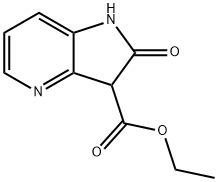 4-Aza-2-oxindole-3-carboxylic acid ethyl ester Struktur