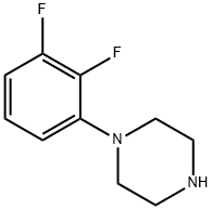 1-(2,3-ジフルオロフェニル)ピペラジン 化学構造式