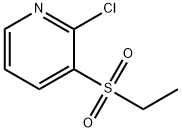 2-chloro-3-(ethylsulfonyl)pyridine 化学構造式