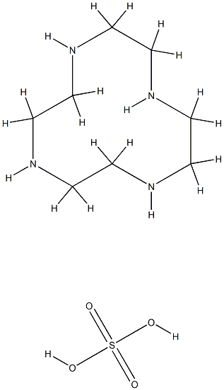 1,4,7,10-Tetraazacyclododecane, sulfate (1:1) Struktur