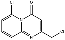 2-chloromethyl-6-chloro-4H-pyrido<1,2-a>pyrimidin-4-one 化学構造式